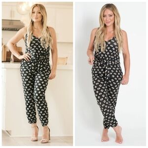 Smash & Tess X Hillary Duff Printed Jumpsuit Small